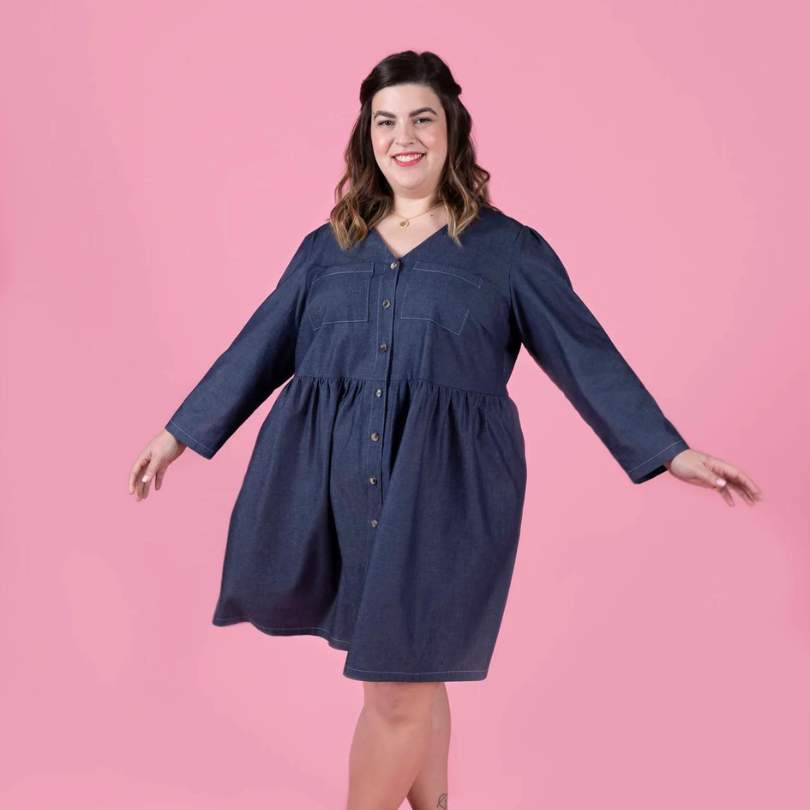 Tilly and the Buttons | Nell Blouse Dress