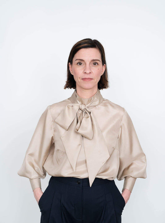 The Assembly Line | Tie Bow Blouse Paper Pattern