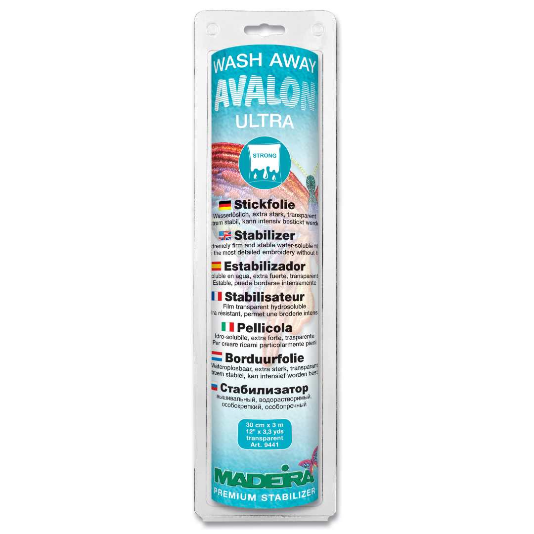 Premium Stabilisers for Embroidery | Madeira | Wash Away