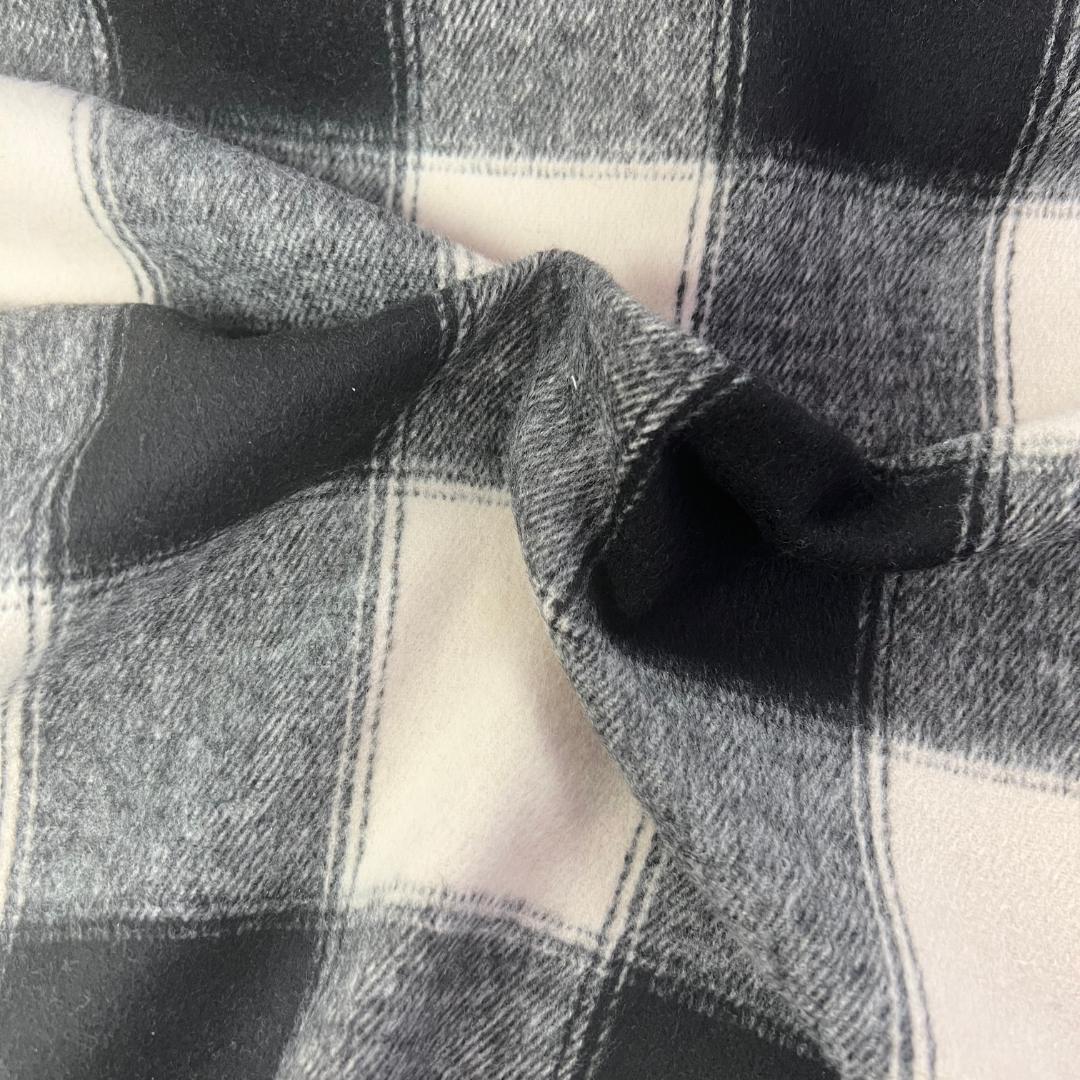 Checked Wool Mix | 2 Colours Available