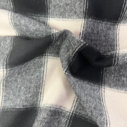 Checked Wool Mix | 2 Colours Available
