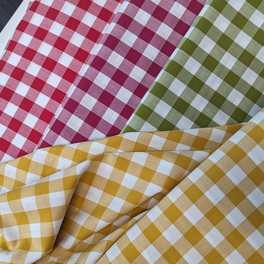 Yarn Dyed Cotton Gingham | 2 Colours